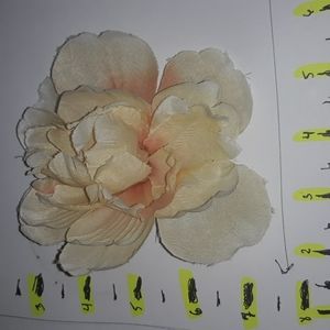 Faux Flower On Alligator Clip
